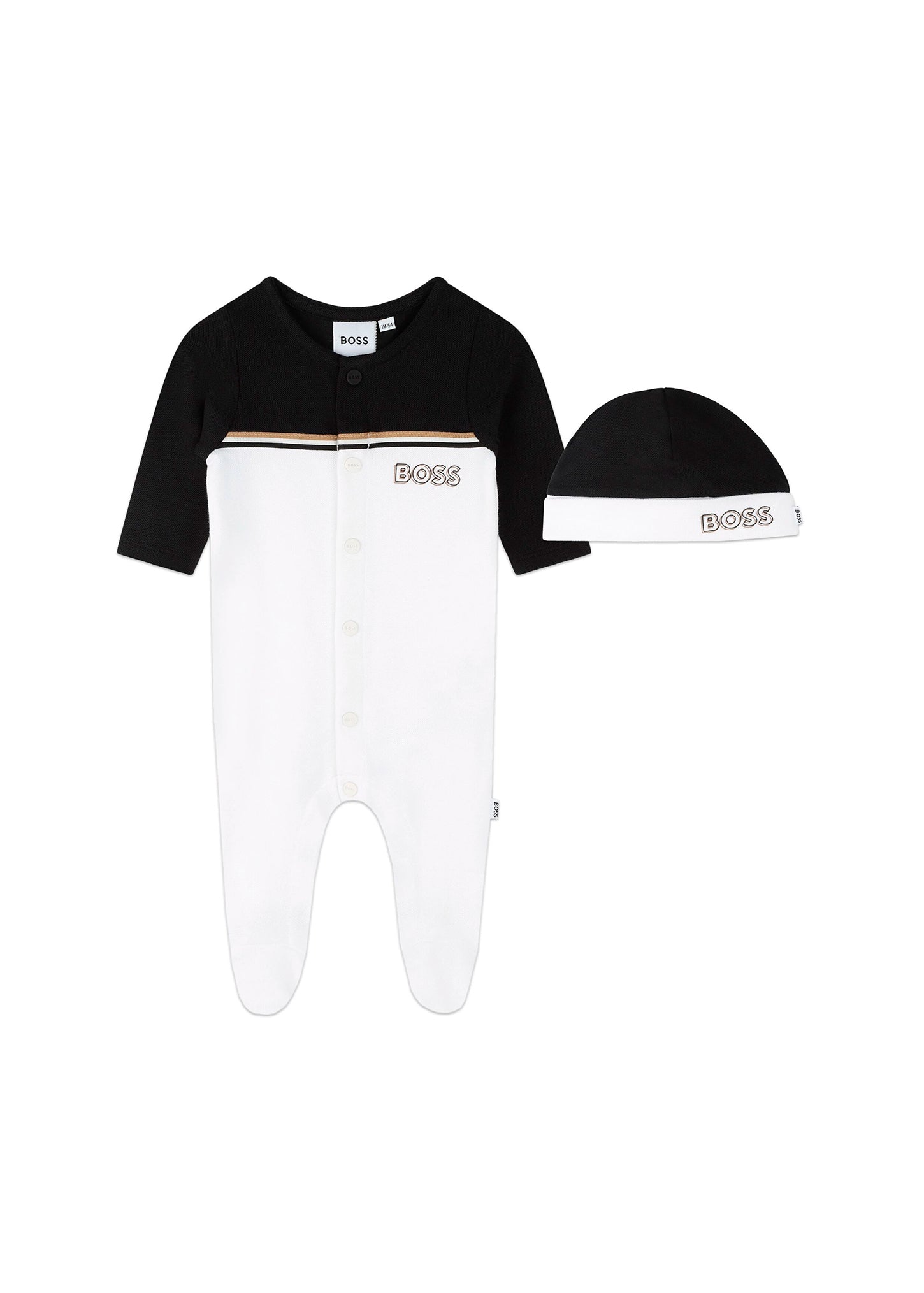 Boss Kids Tutina con Cappellino Bicolore