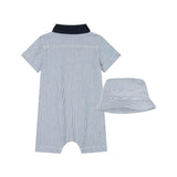 Boss Kids Pagliaccetto con Cappelllino a Righe