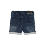 Boss Kids Short di Jeans con Risvolto per Neonati