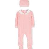 Combinato Moschino Baby Neonata: Dolcezza e Eleganza in Rosa e Bianco