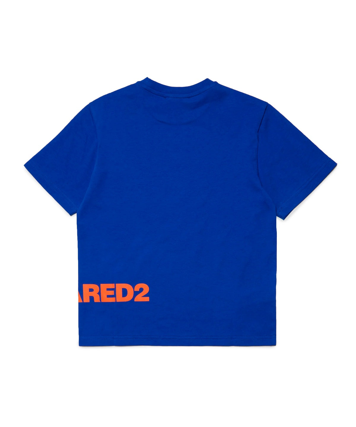 Dsquared2 Kids T-shirt Blu con Logo a Contrasto