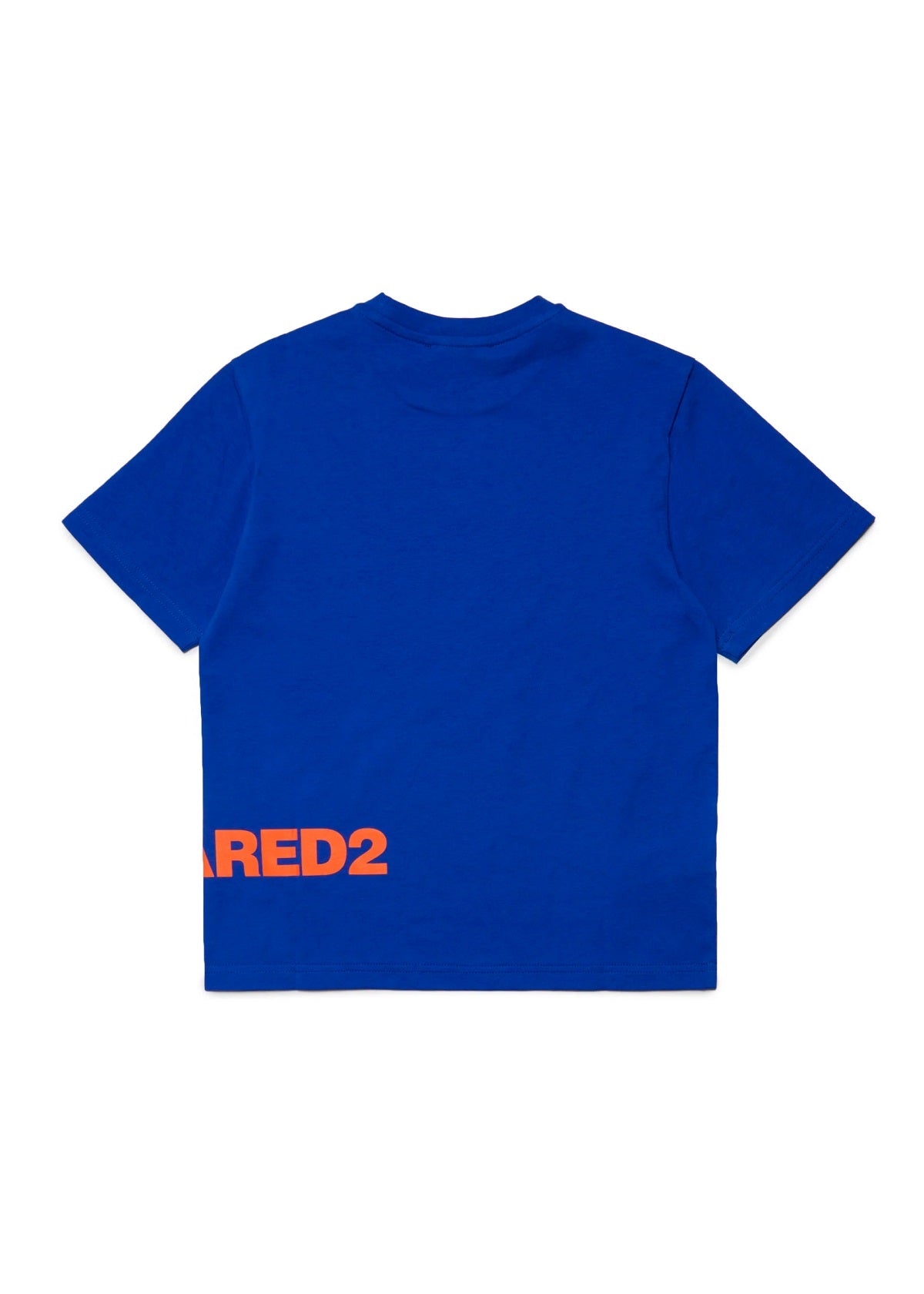 Dsquared2 Kids T-shirt Blu con Logo a Contrasto