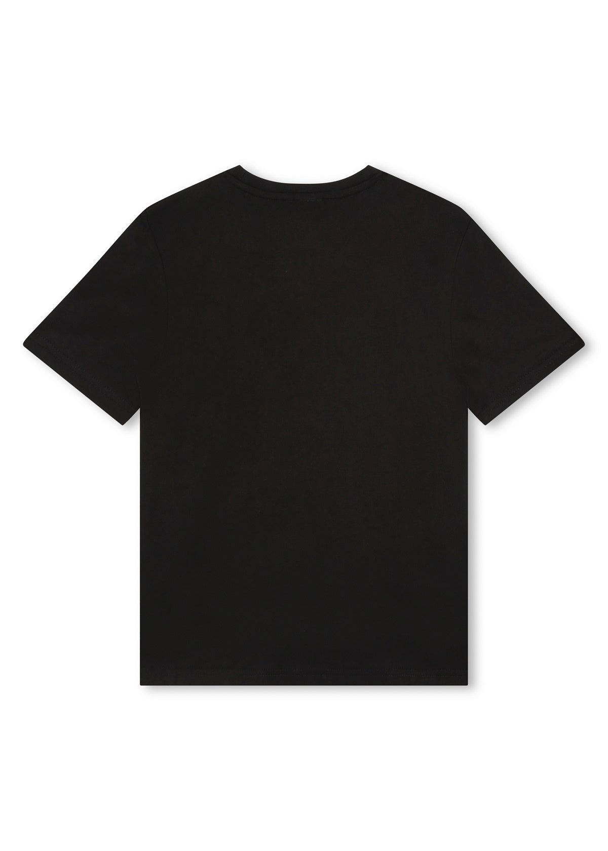 T-Shirt Nera BOSS per Bambini con Stampa Logo - Eleganza Classica in Cotone 100%