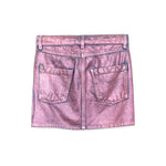 Patrizia Pepe Gonna Rosa Effetto Metallizzato per Bambine