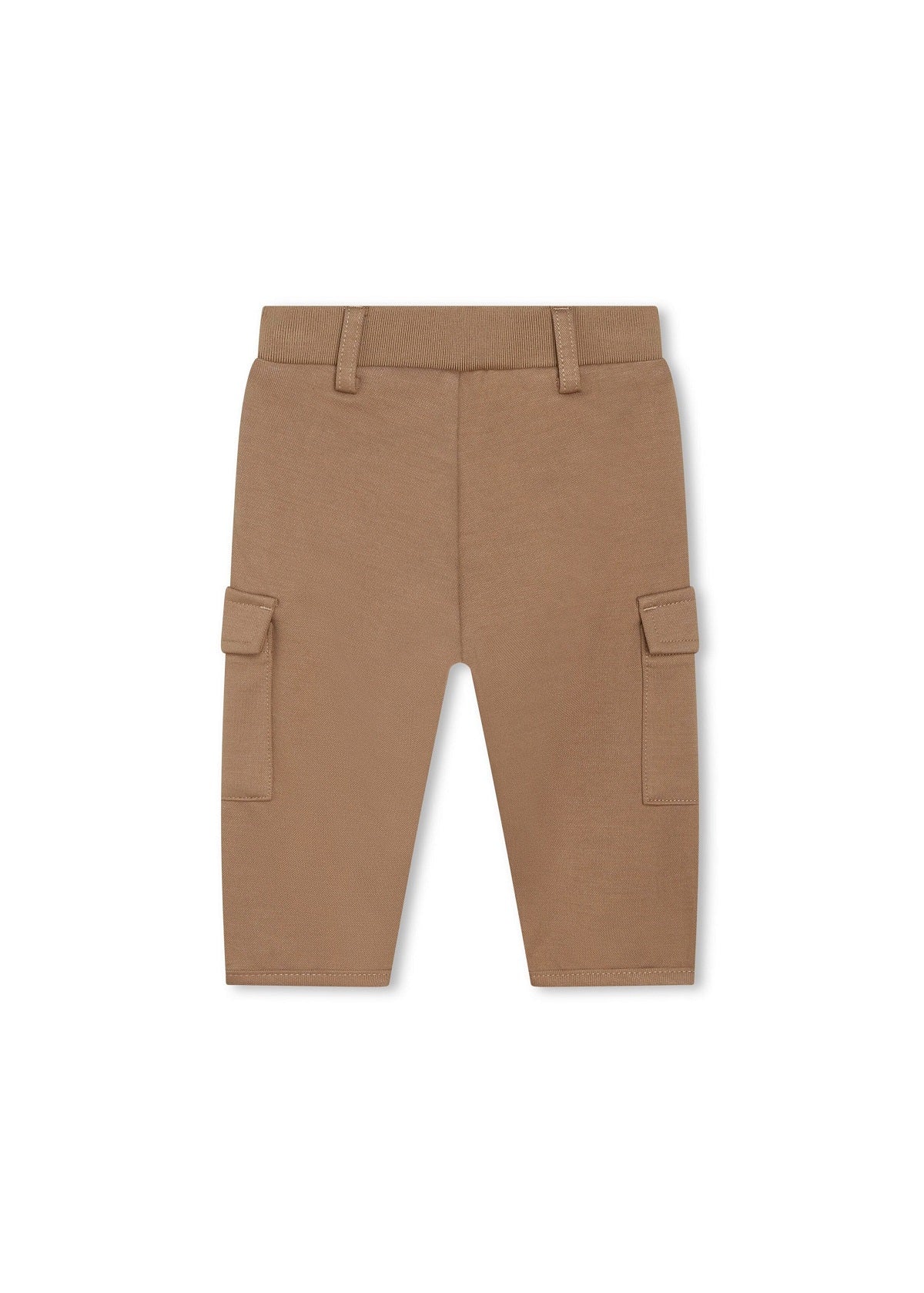 Boss Kids Pantalone Cargo Affusolato Beige per Neonati