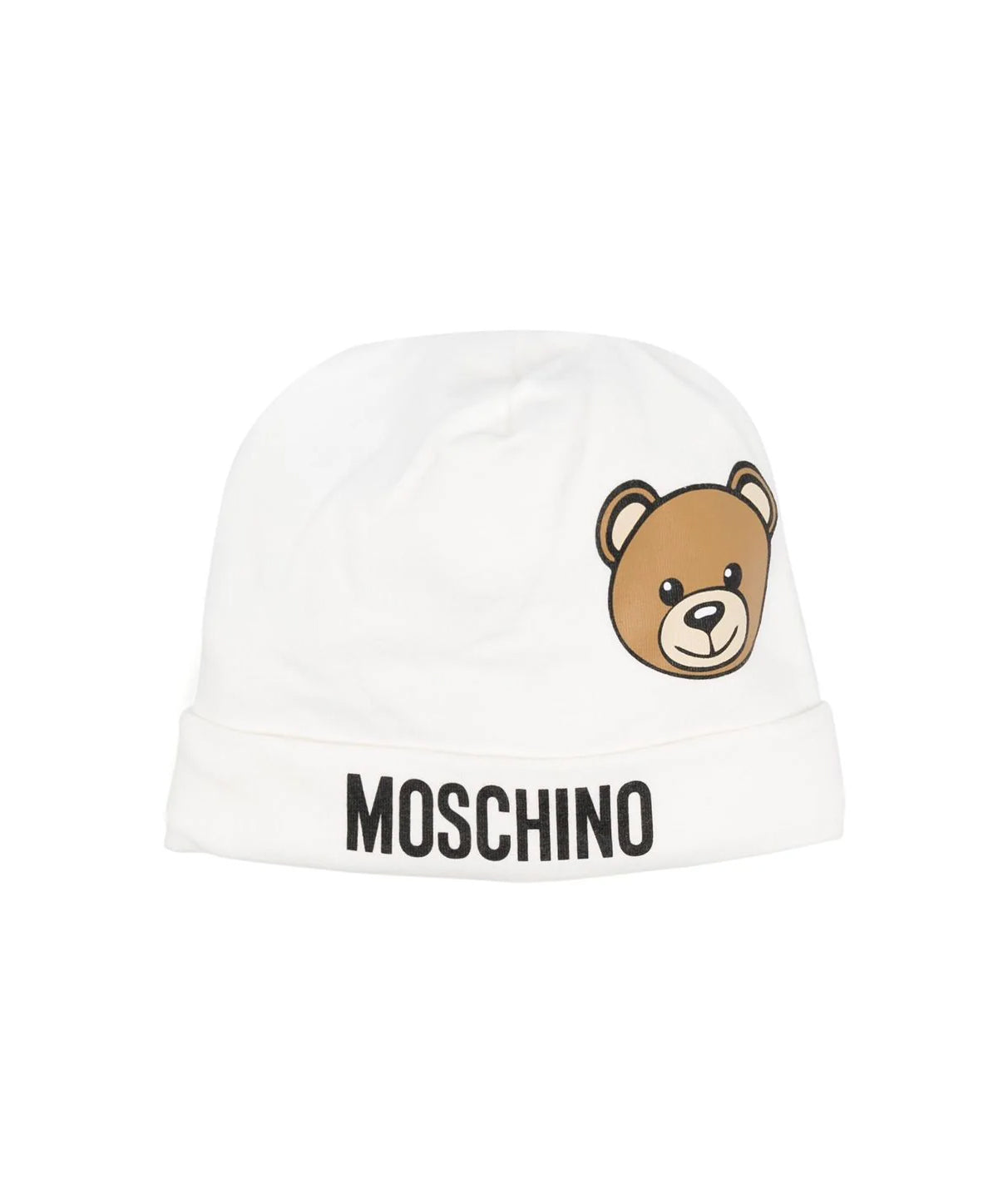 Cappellino Bianco Moschino Kids: Stile Unico per le Piccole Fashion Icon