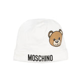 Cappellino Bianco Moschino Kids: Stile Unico per le Piccole Fashion Icon
