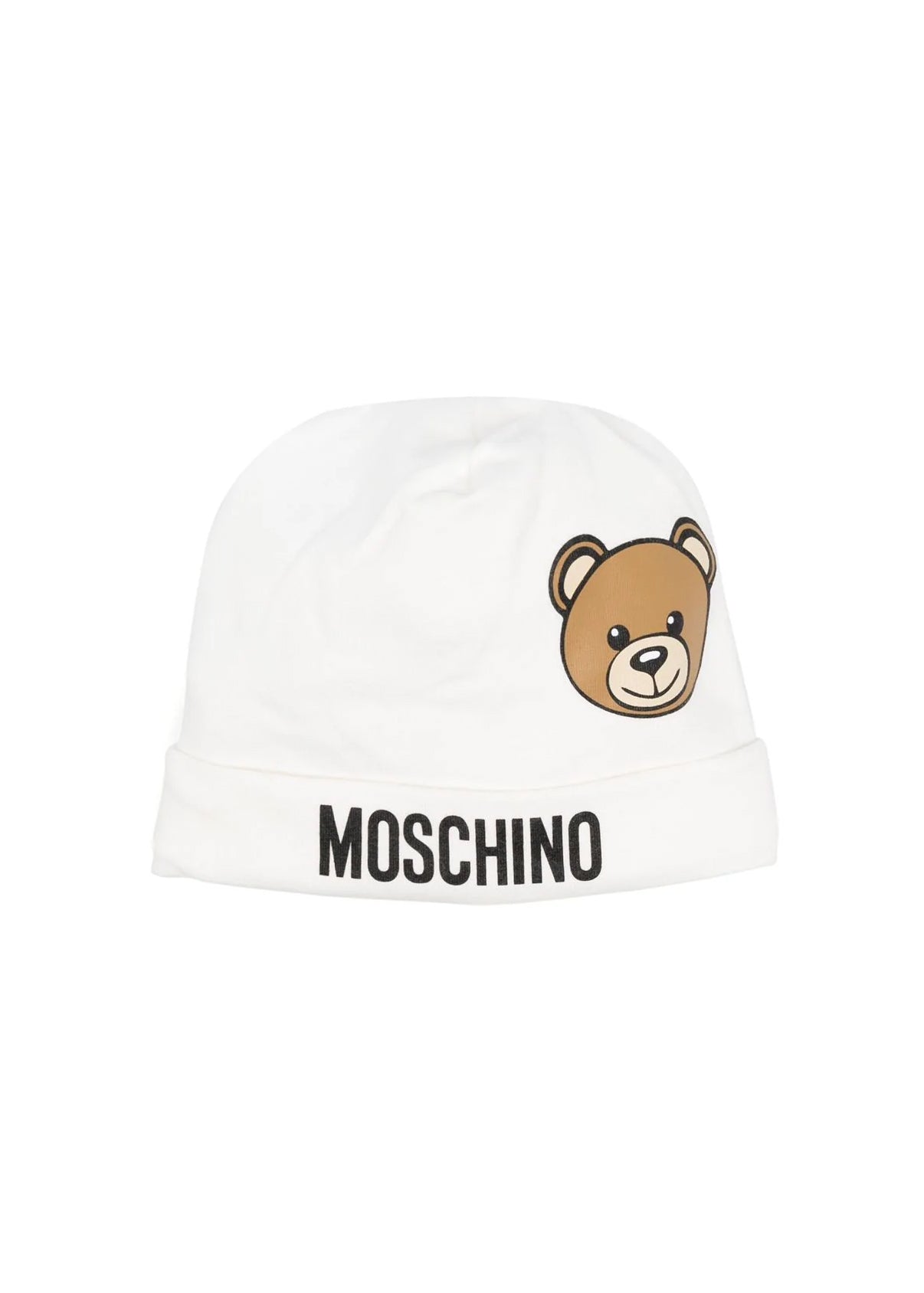 Cappellino Bianco Moschino Kids: Stile Unico per le Piccole Fashion Icon