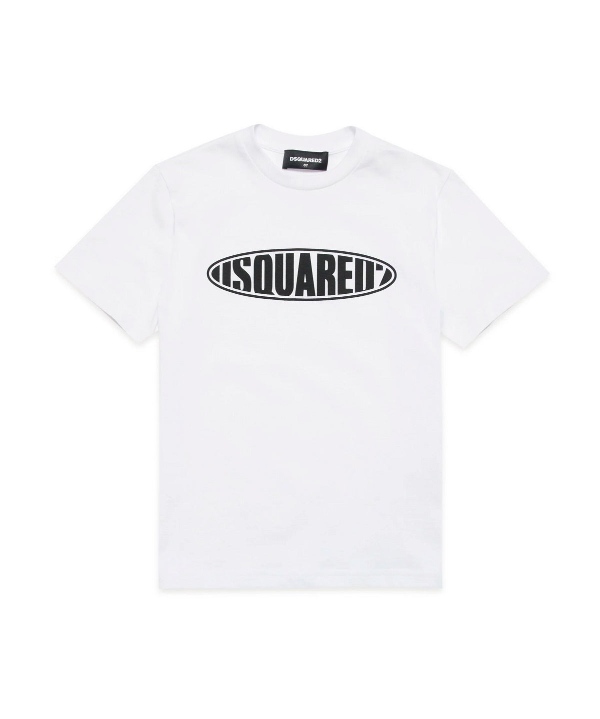 Dsquared2 Kids T-Shirt Bianca con Logo Surf