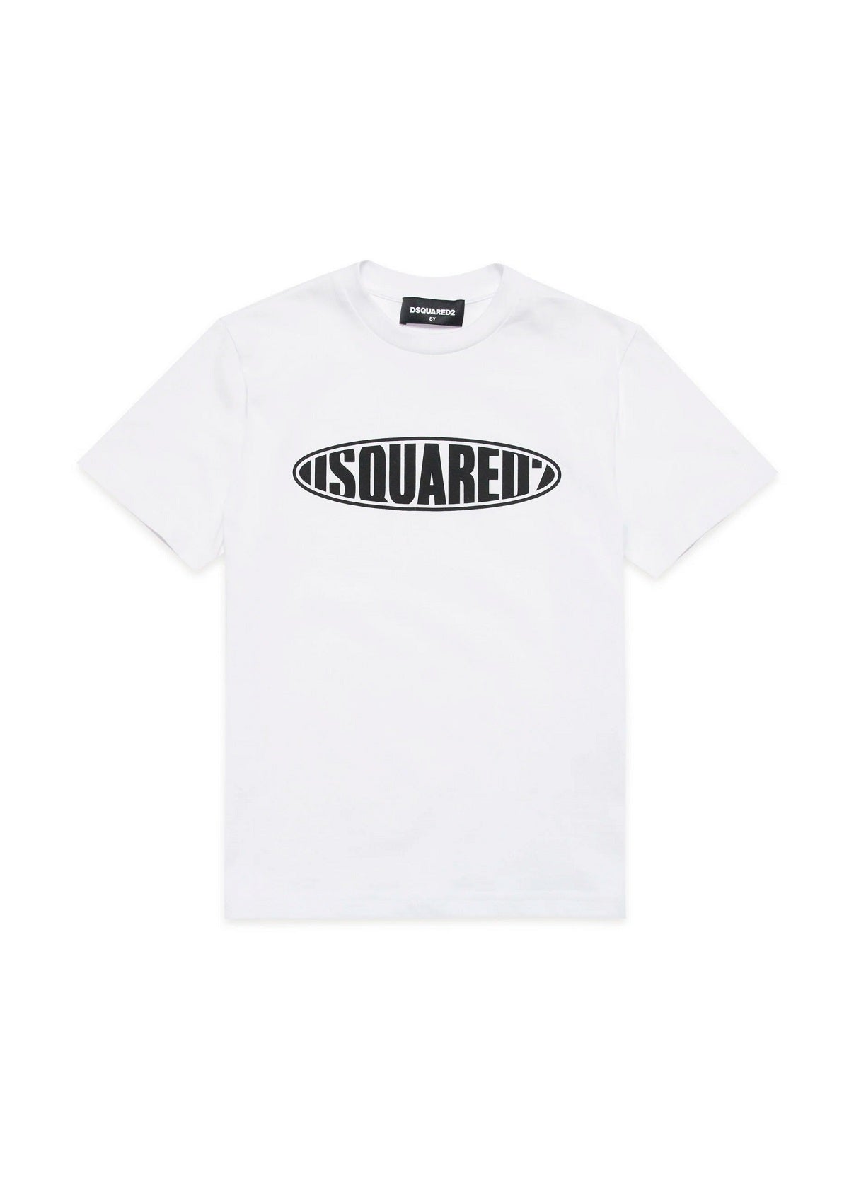 Dsquared2 Kids T-Shirt Bianca con Logo Surf