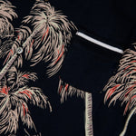 N°21 Kids Camicia Bowling in Popeline con Stampa Palme