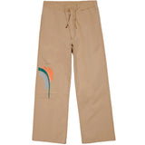 Dsquared2 Kids Pantalone Beige in Cotone Wide Fit