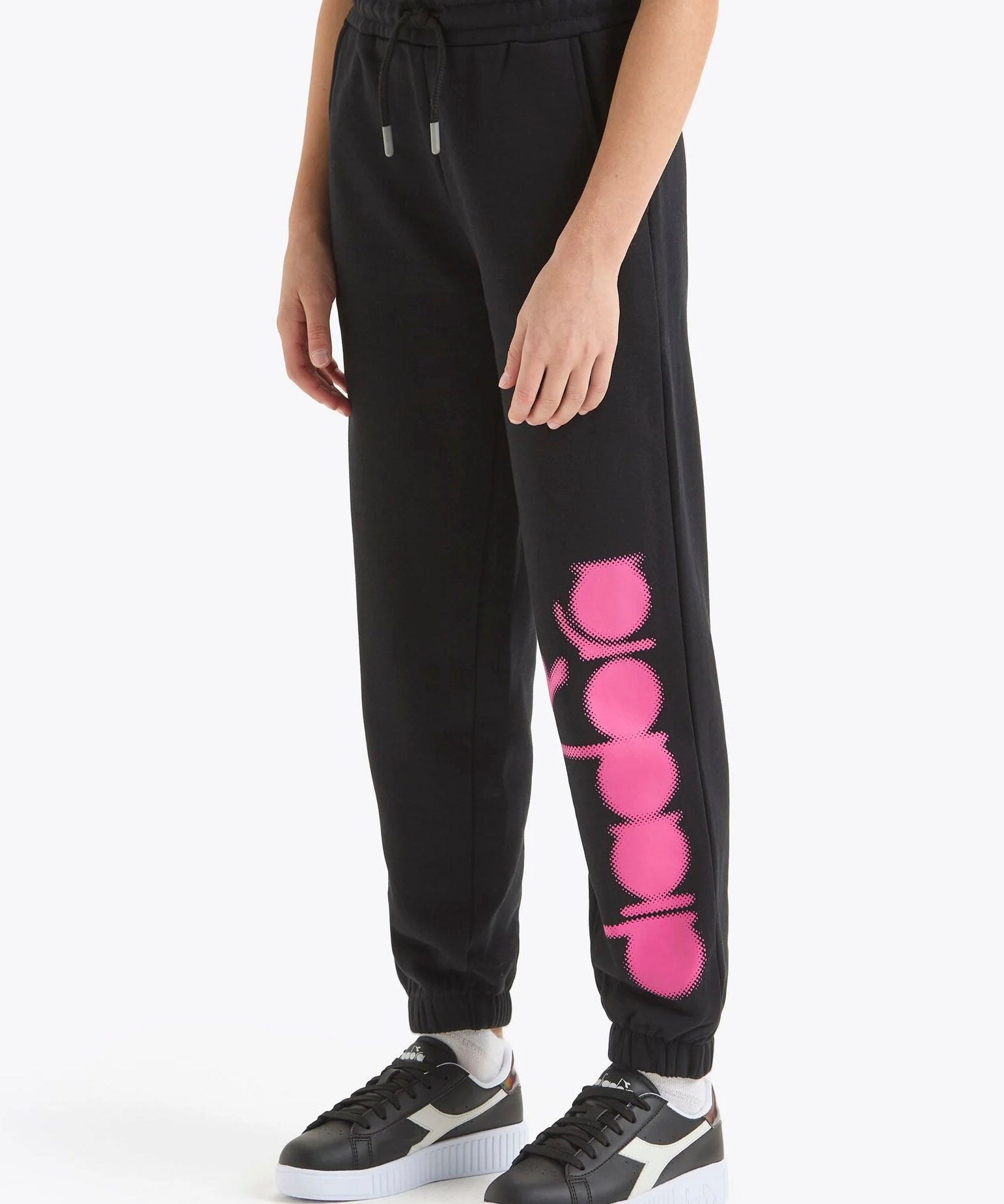 Pantaloni Diadora per Bambine - Nero