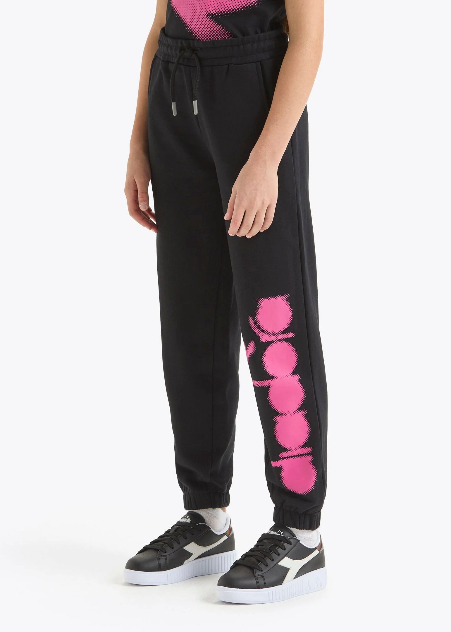 Pantaloni Diadora per Bambine - Nero