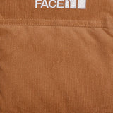 The North Face Kids Piumino Nuptse a Coste Beige - Piumino arancione bruciato con logo ricamato