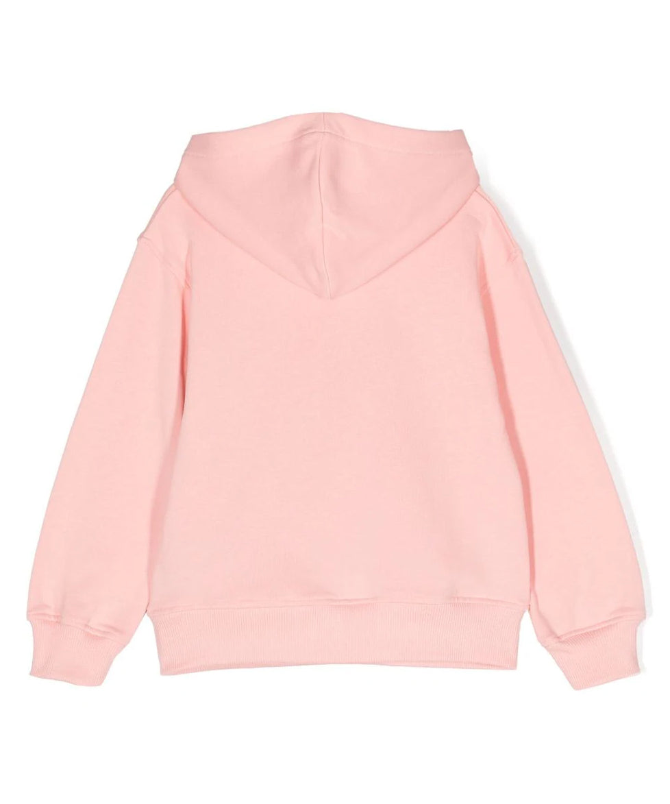 Felpa con Stampa Teddy Bear Rosa Moschino Kids: Dolcezza e Stile per le Piccole Fashioniste