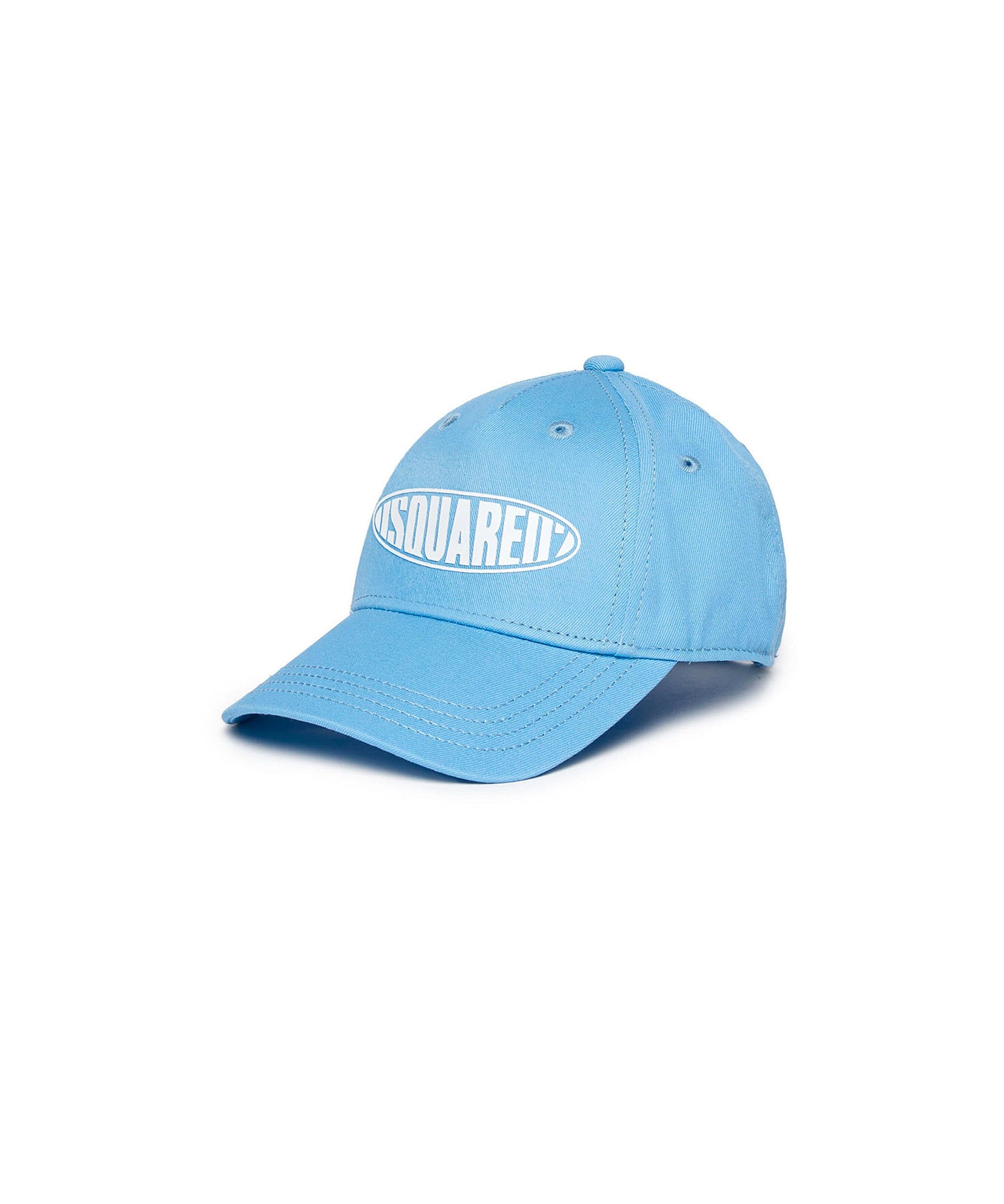 Dsquared2 Kids Cappello Celeste con visiera per Neonati