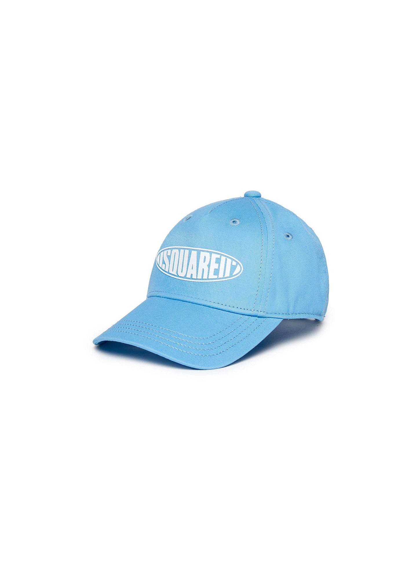 Dsquared2 Kids Cappello Celeste con visiera per Neonati