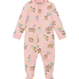 Tutina Moschino Kids Rosa con Stampa Teddy Balloon: Comfort e Dolcezza per la Tua Bambina