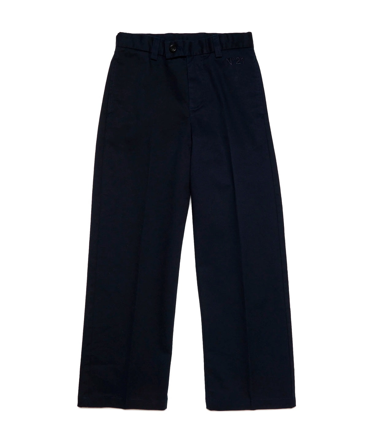 N°21 Pantalone Blu in Gabardine per Bambini