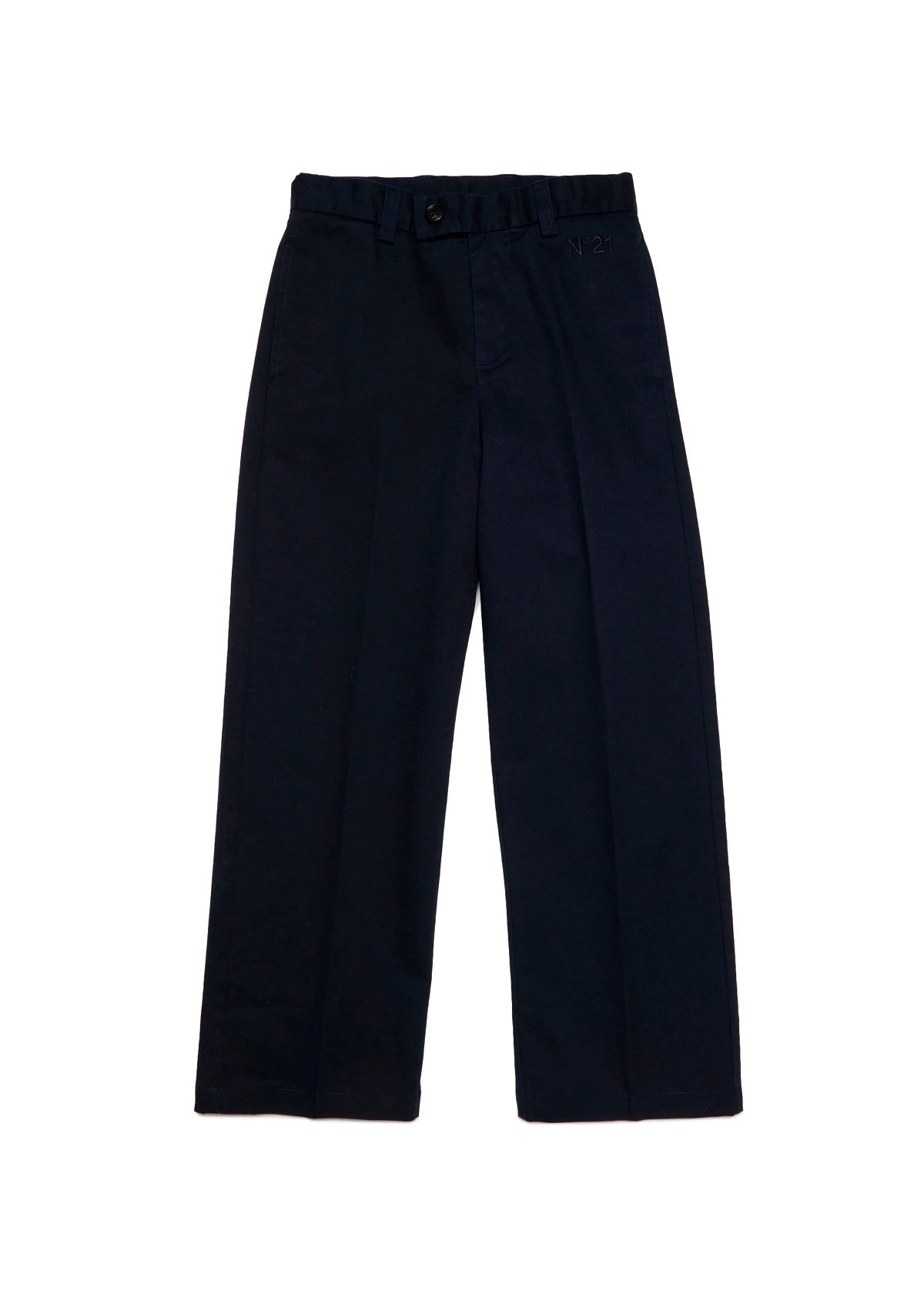 N°21 Pantalone Blu in Gabardine per Bambini