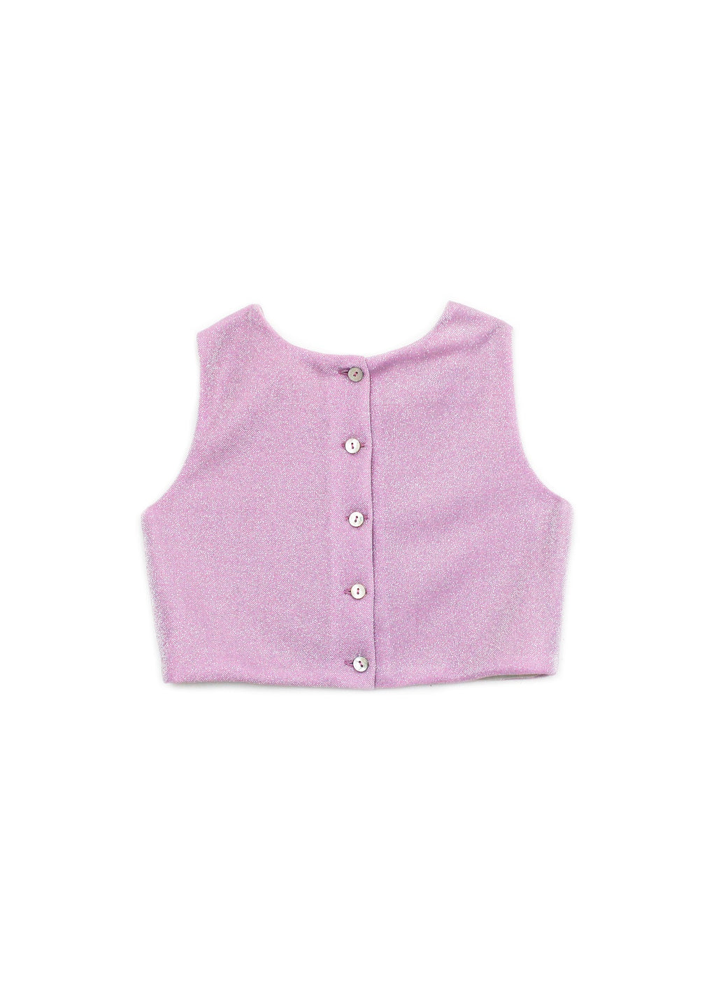 Nunzia Corinna Pink Glitter Top