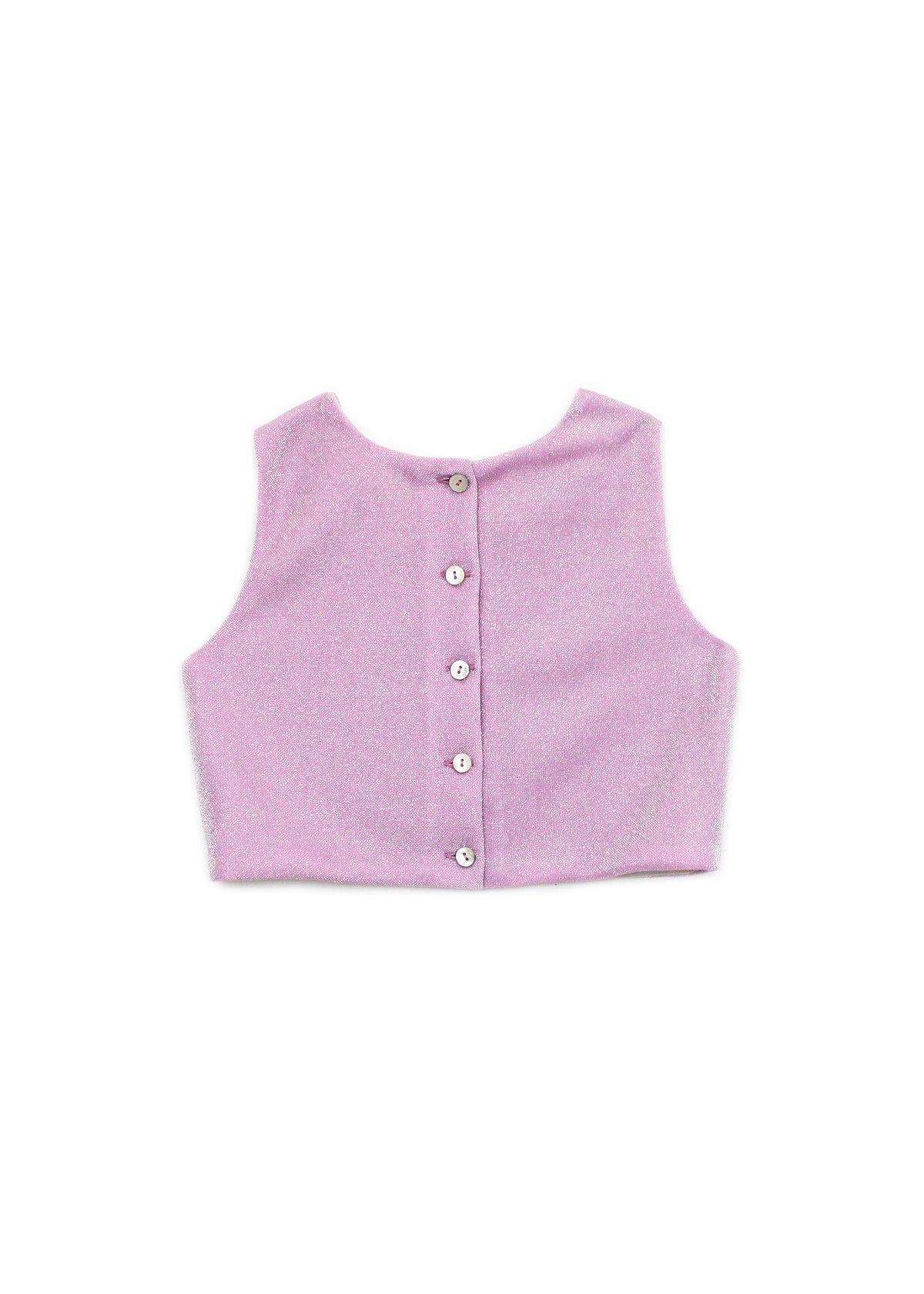 Nunzia Corinna Pink Glitter Top