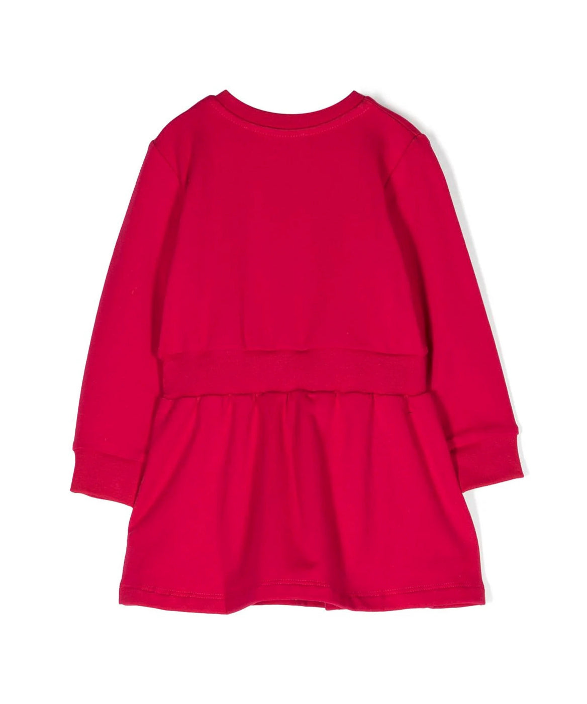 MSGM Kids Abito a Maniche Lunghe Fucsia con Stampa - Eleganza e Allegria per le Bambine alla Moda