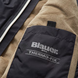 Blauer Kids Piumino Liscio Nero con Interno in Pelliccia per Bambini