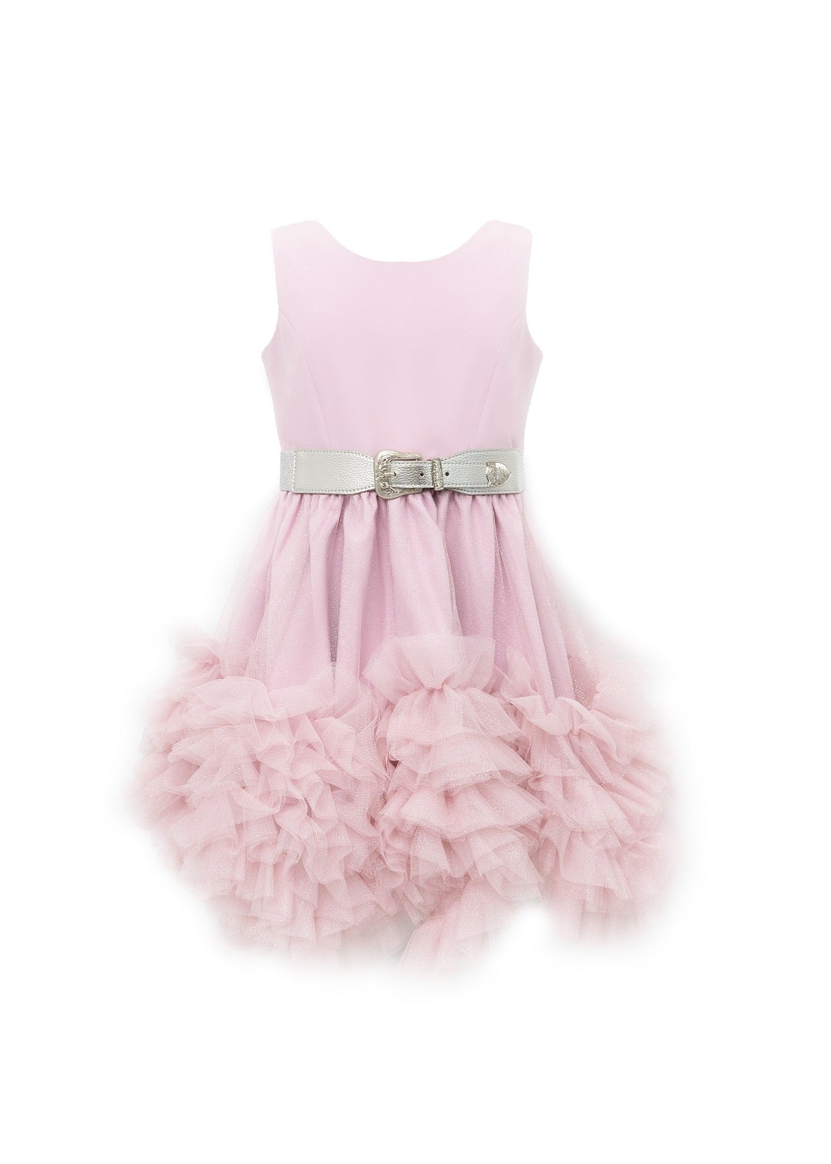 Nunzia Corinna Pink Dress with Belt