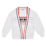 Iceberg Kids Cardigan Bianco per Bambine
