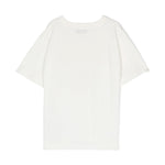 Moschino Kids T-Shirt Panna con Decorazione Teddy Bear per Bambine