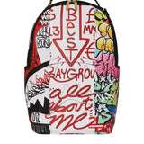 Sprayground Tri-Split Graffiti Backpack