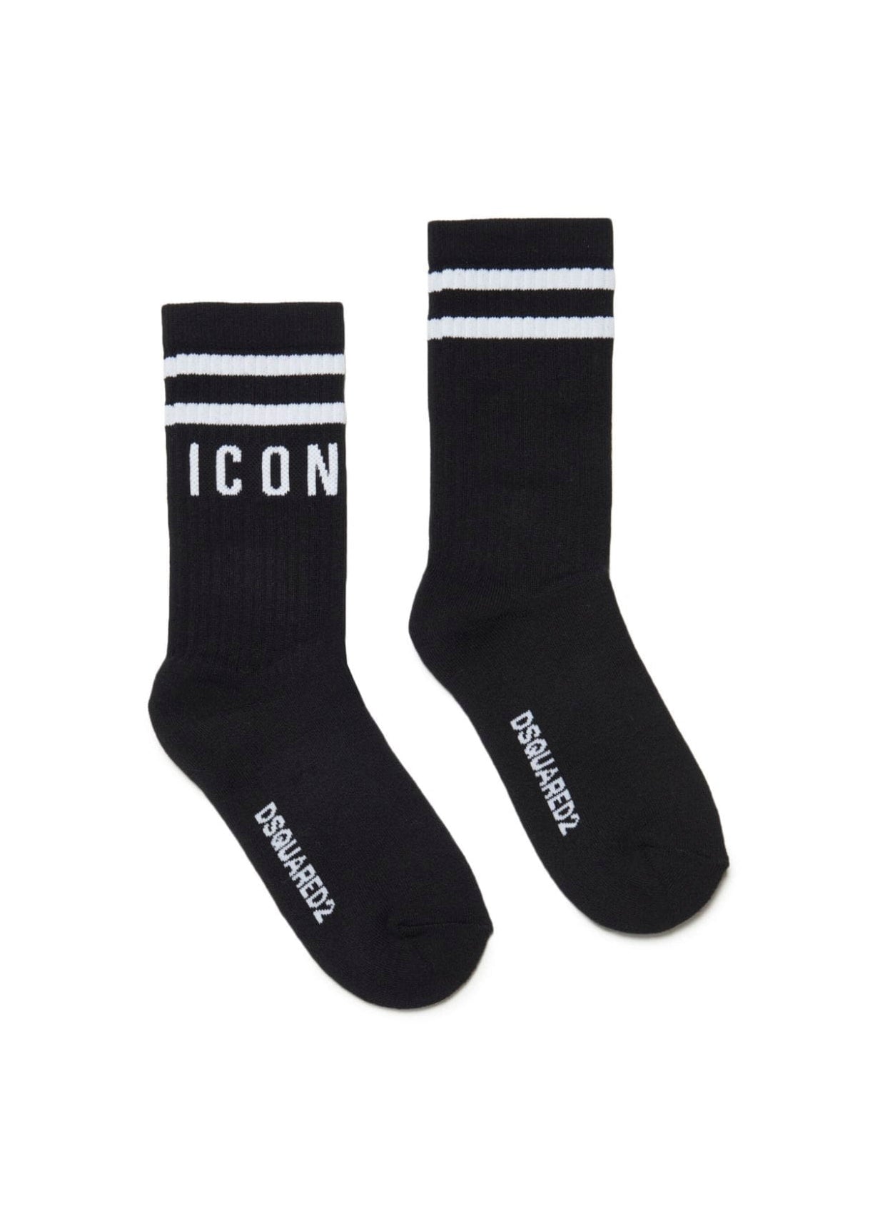 Dsquared2 Kids Icon Print Socks Black
