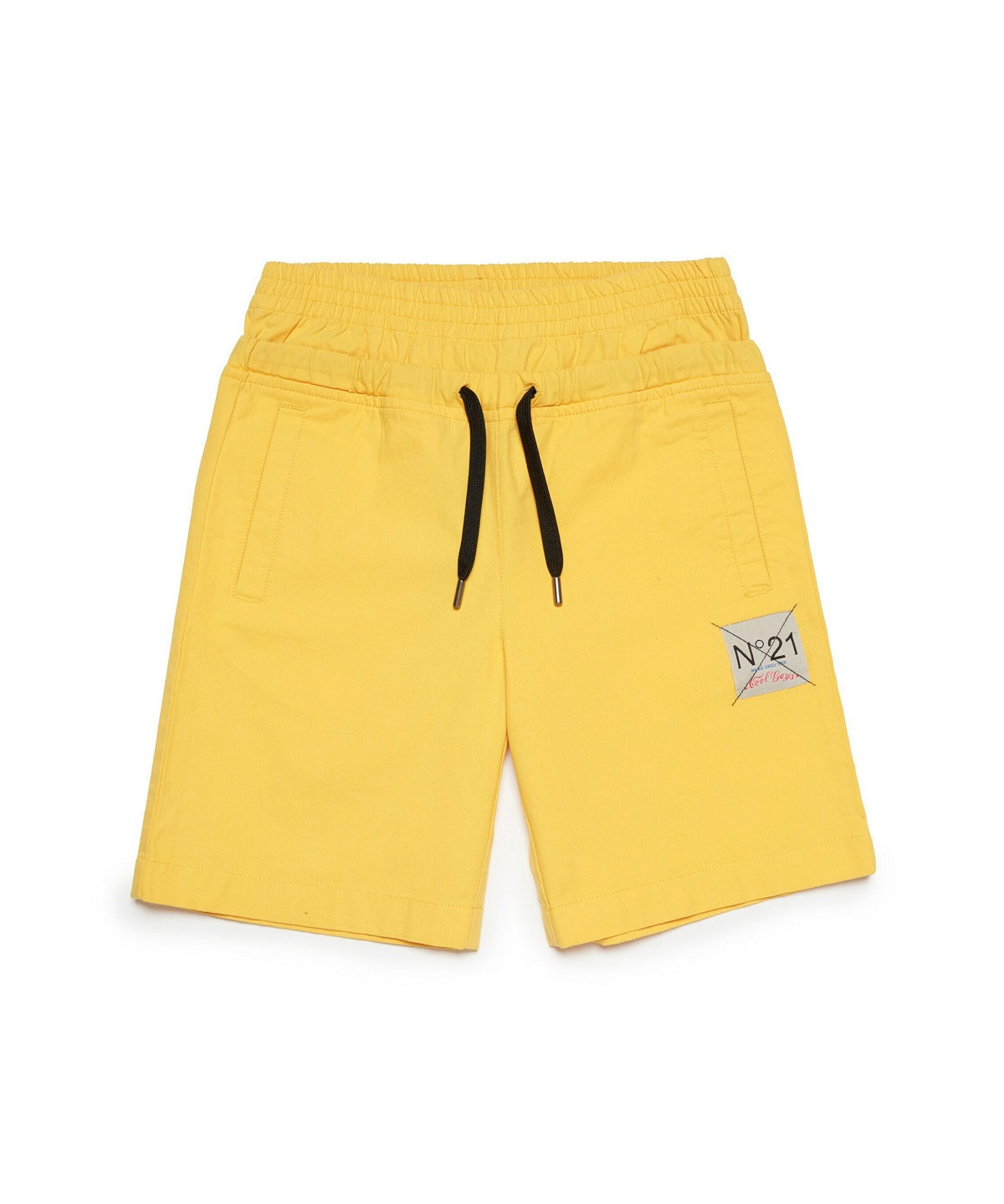 N°21 Kids Short in Parachute Canvas Double Waist per Bambini