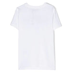 Moschino Kids T-shirt Bianca con Stampa Logo