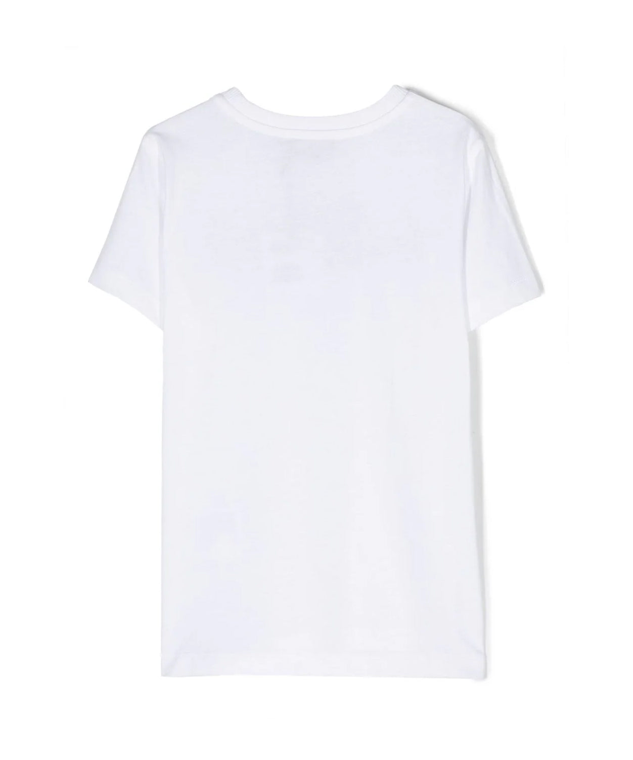 Moschino Kids T-shirt Bianca con Stampa Logo