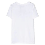 Moschino Kids T-shirt Bianca con Stampa Logo