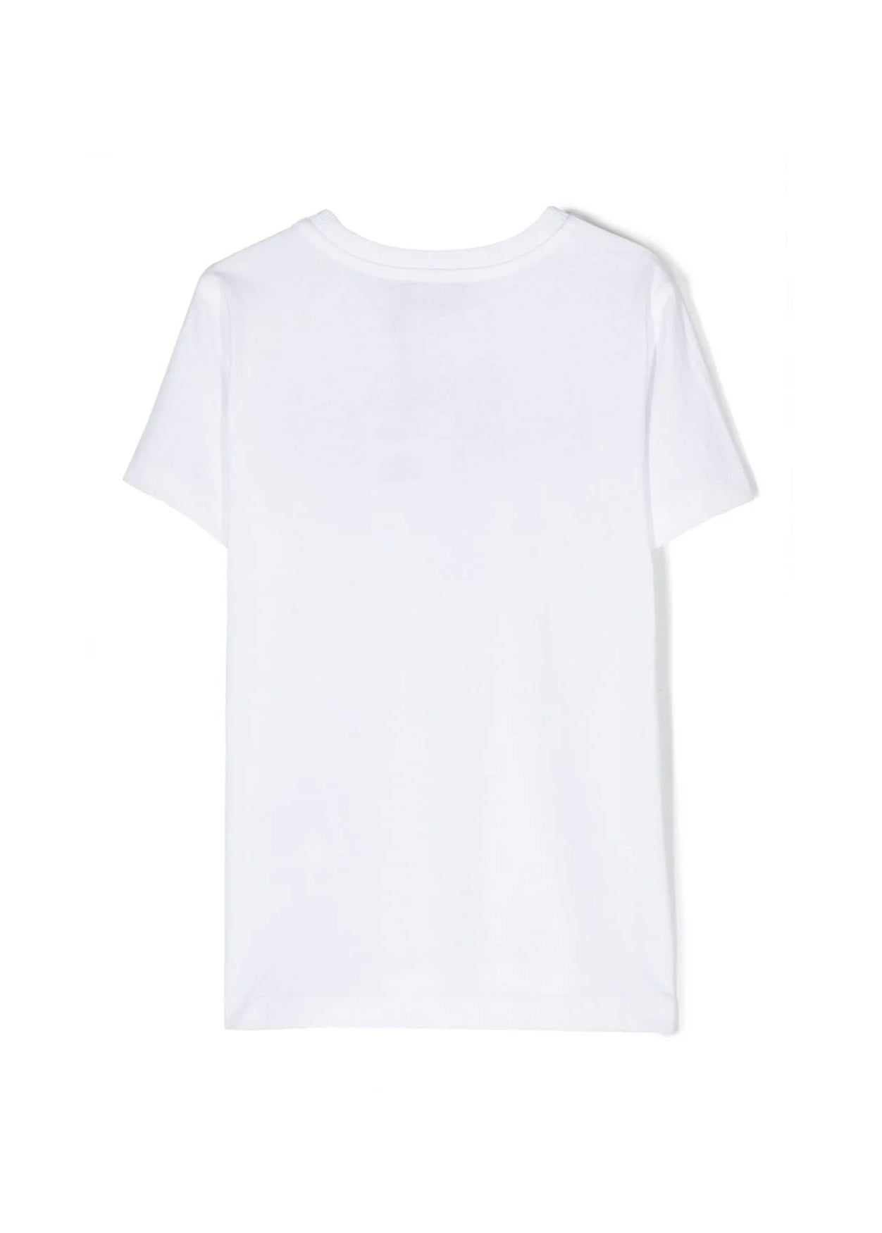 Moschino Kids T-shirt Bianca con Stampa Logo