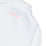 Msgm Kids Camicia Bianca con Top in Maglia per Bambine