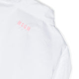 Msgm Kids Camicia Bianca con Top in Maglia per Bambine