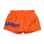 Dsquared2 Kids Costume Boxer Arancione per Bambini