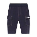 Pantaloni Cargo BOSS per Neonati - Stile Casual con Dettagli Accattivanti"
