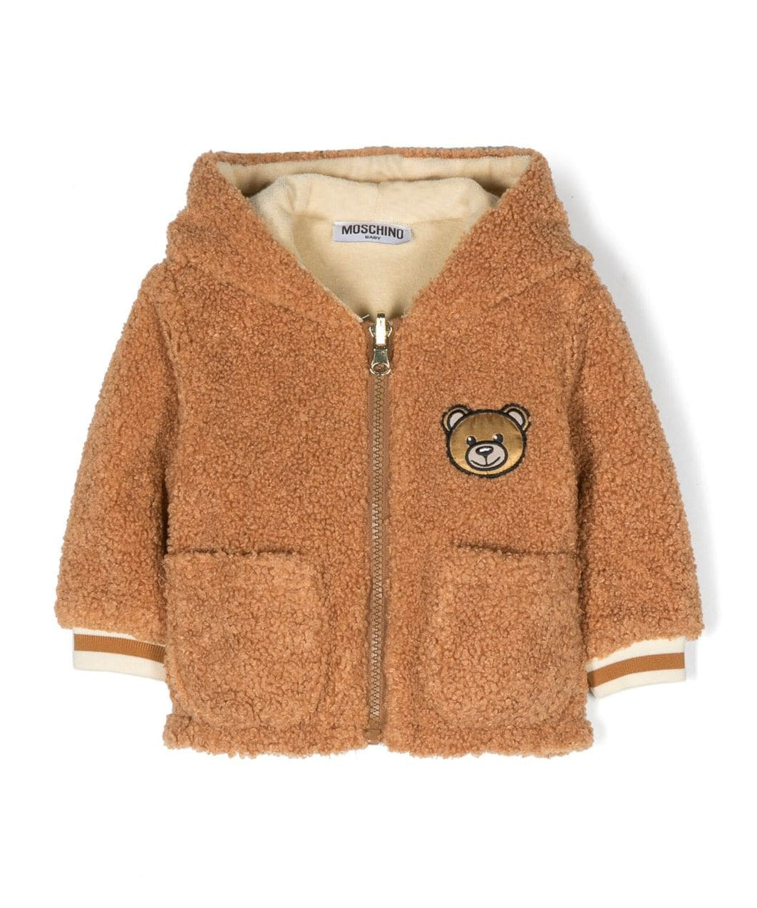 Giacca Teddy Bear Reversibile Moschino Baby: Dolcezza e Praticità per i Piccoli Esploratori