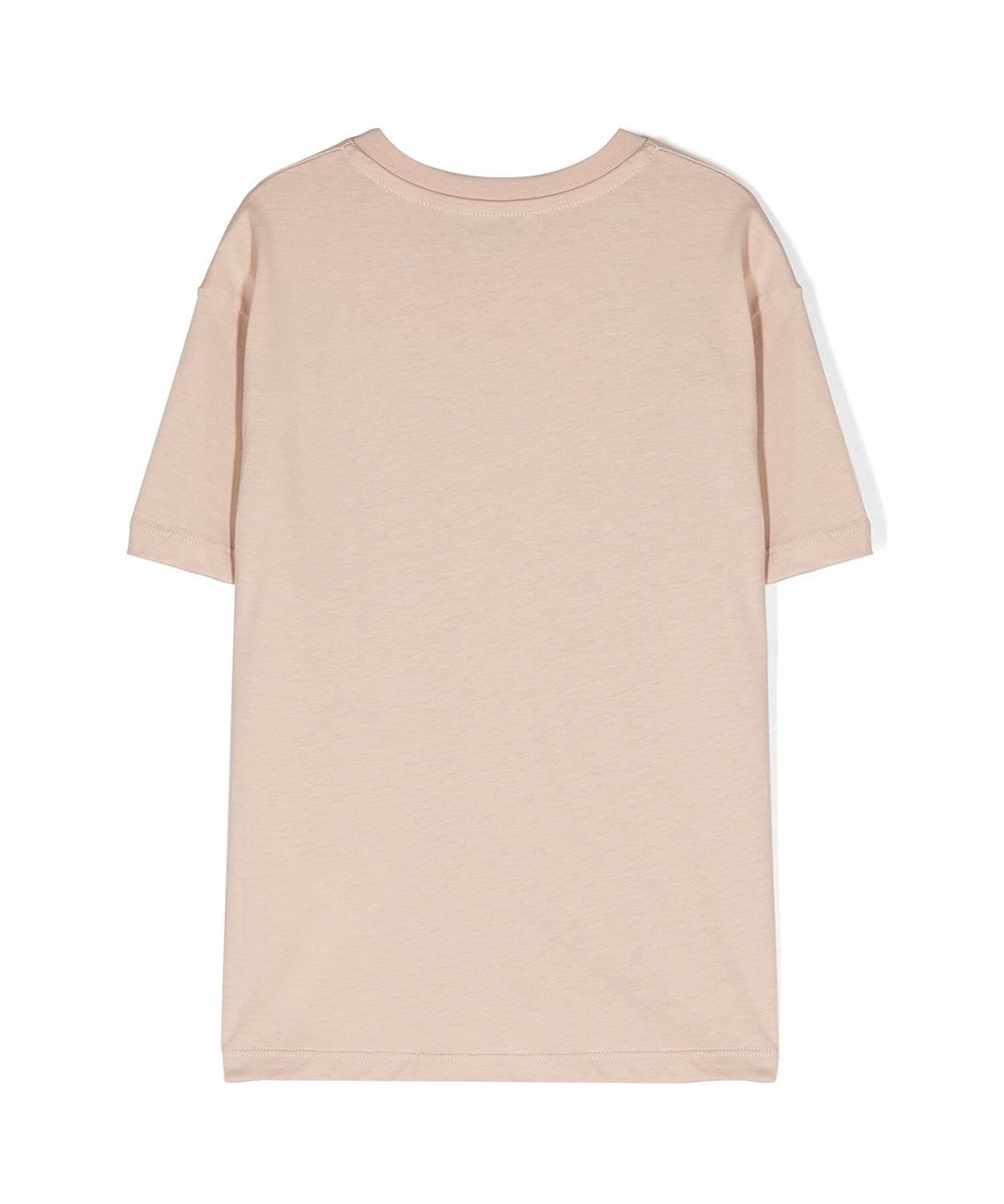 MSGM Kids T-Shirt Beige con Taschino
