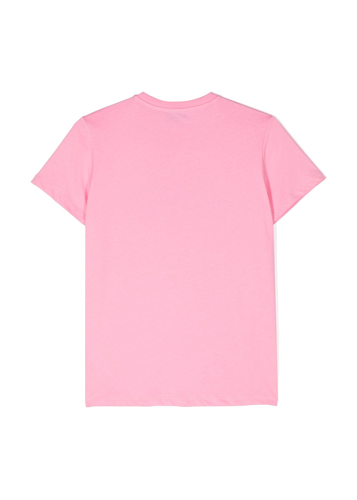 Moschino Kids T-Shirt Rosa con Stampa Teddy Bear