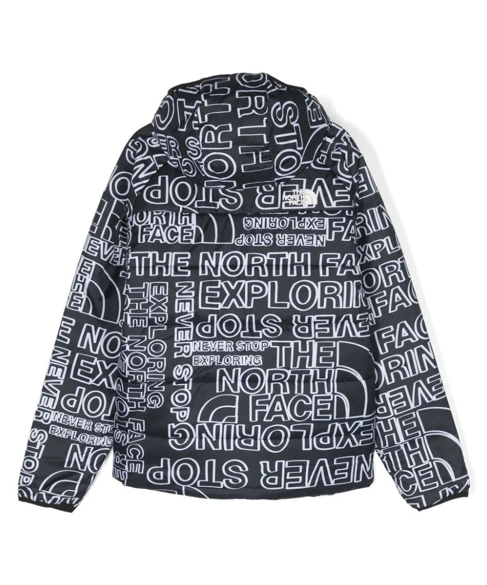 Piumino con Stampa All-Over Nero/Bianco - The North Face Kids | Florence Kids