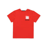 Dsquared Kids T-shirt Bicolor con Grafica Leaf per Neonati
