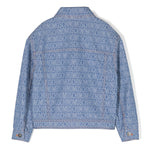 Moschino Kids Giubbino di Jeans Logo All-over