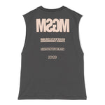 MSGM Kids Canotta Piombo con stampa Logo per Bambini